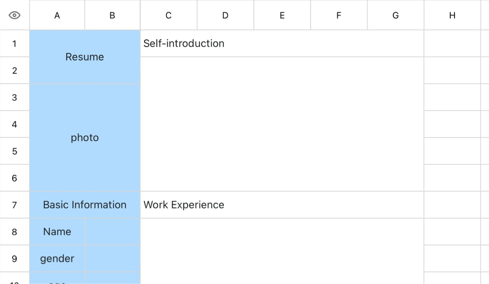 Resume Form 3